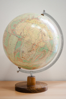 Tectonic globe of the Earth z roku 1972